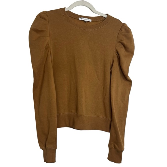 REBECCA MINKOFF “JANINE” LEG-OF-MUTTON SLEEVES SWEATER FEMININE GIRLY COQUETTE - Picture 2 of 7